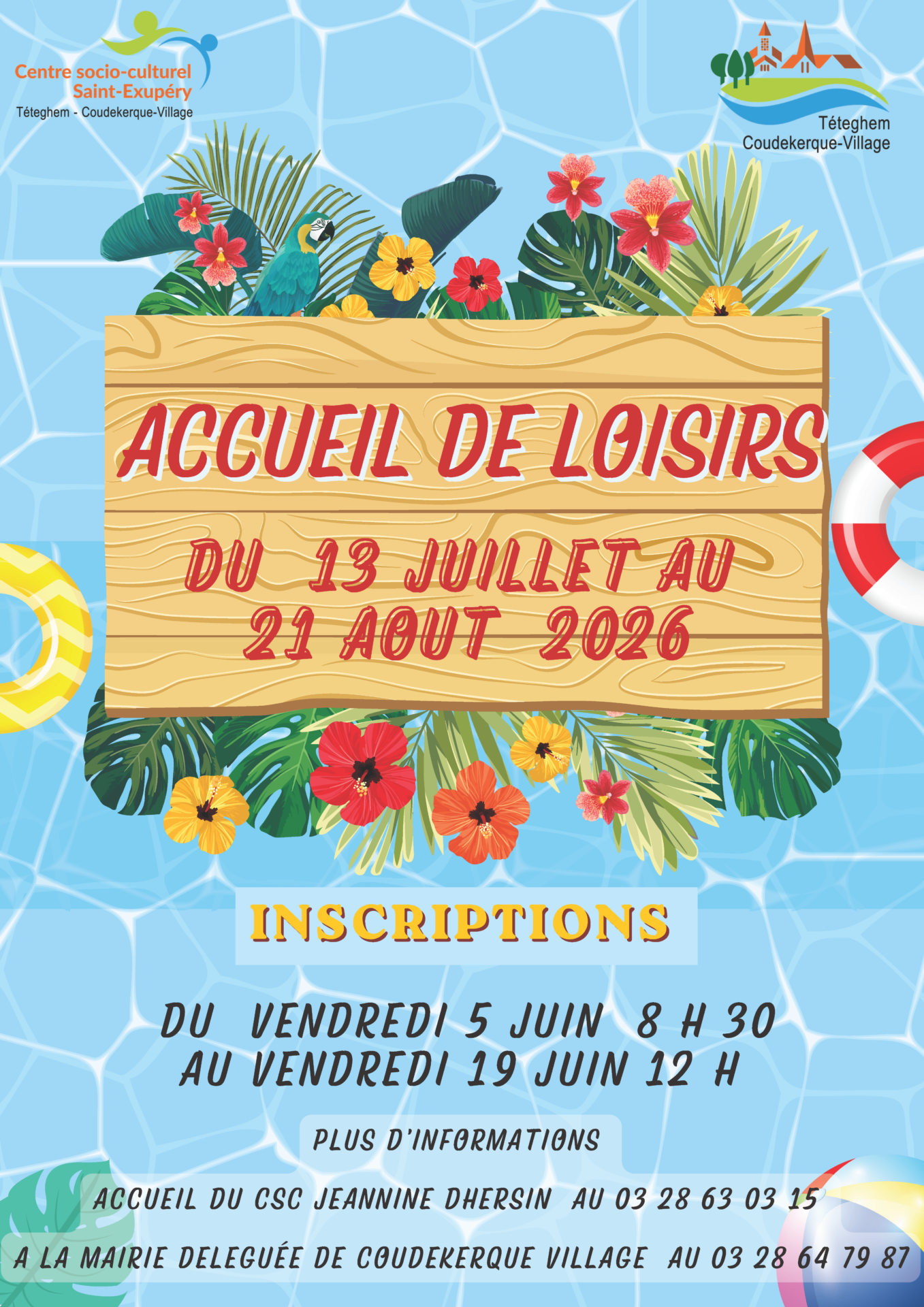 You are currently viewing Inscriptions accueil de loisirs été 2026