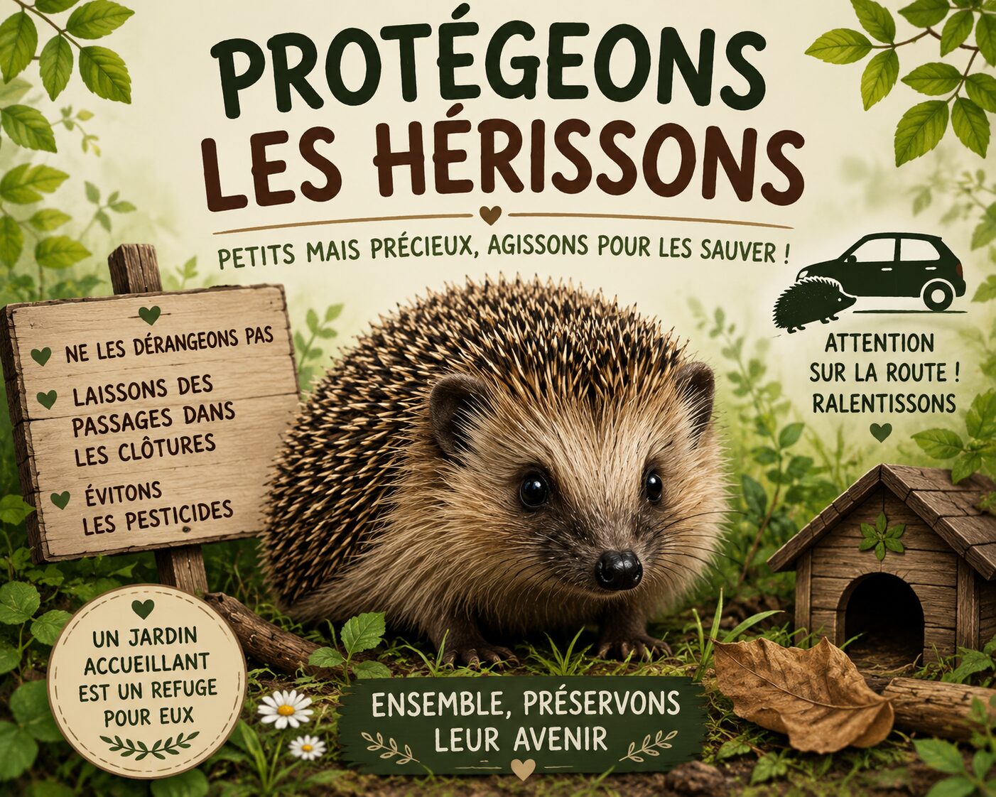You are currently viewing Protégeons les hérissons