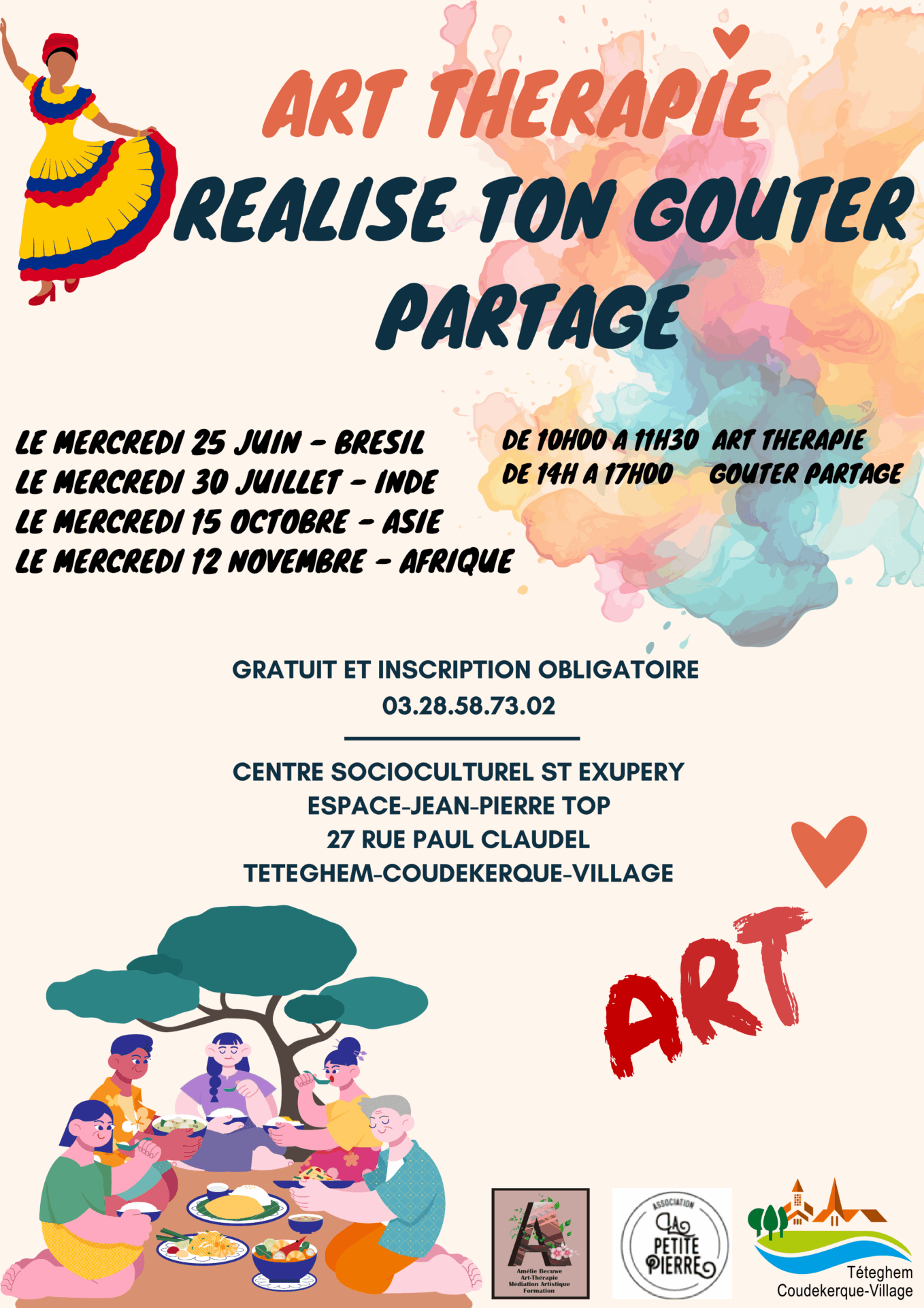 You are currently viewing ART THÉRAPIE GOUTER PARTAGE