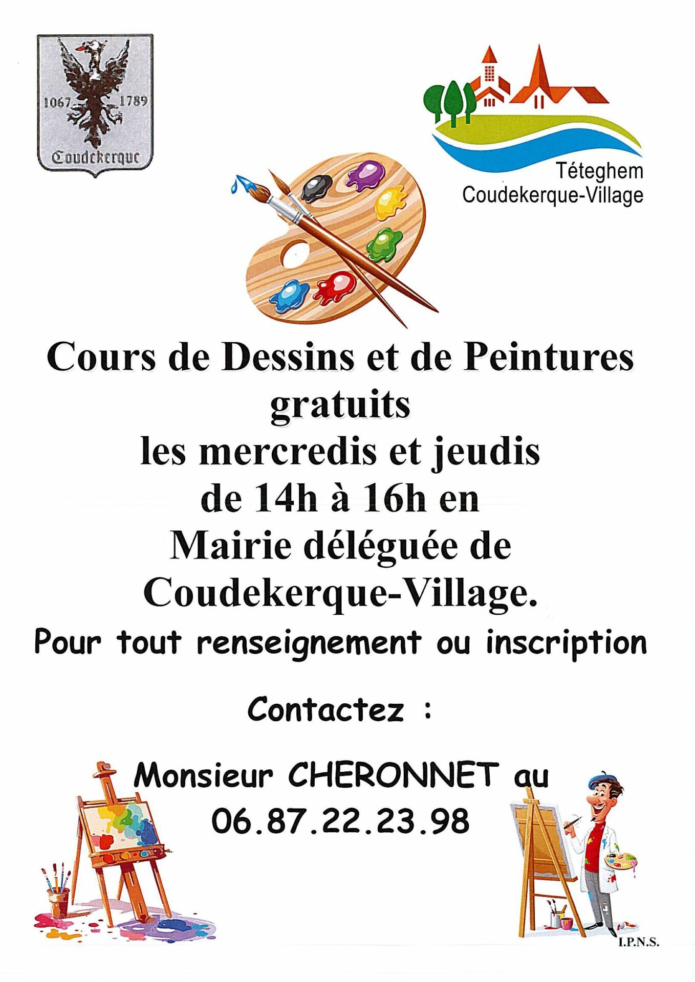 You are currently viewing Nouveauté à la rentrée – Cours de dessins et de peintures