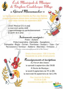 Lire la suite à propos de l’article Informations et inscriptions École de Musique
