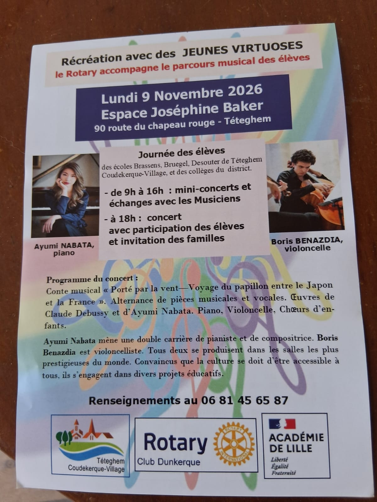Récréation avec les jeunes Virtuoses